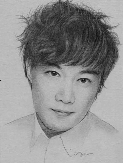 明星的素描图片,明星风采瞬间捕捉